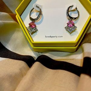 Pink dangle earrings